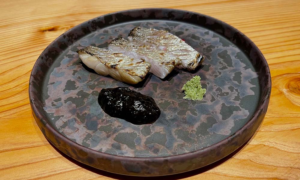 太刀魚の藁焼き